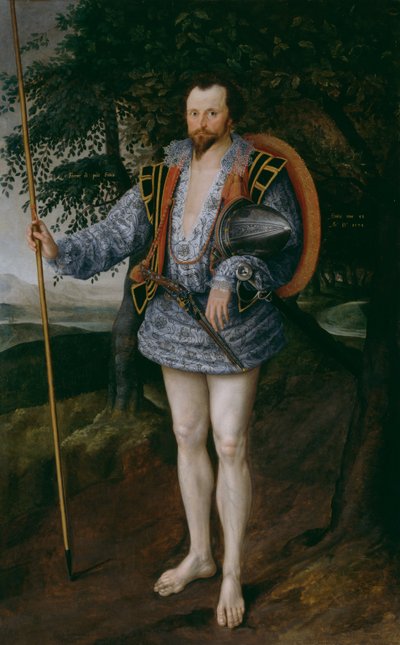 Retrato del Capitán Thomas Lee de Marcus Garret Gheeraerts the Younger